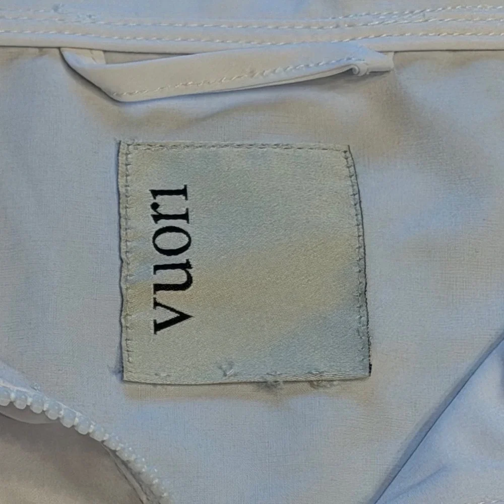Vuori Venture Track Jacket Men's Size‎ Medium White Full Zip Lightweight